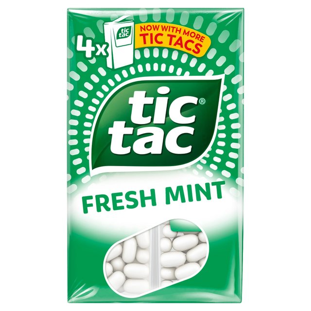 Tic Tac Mint   4 per pack