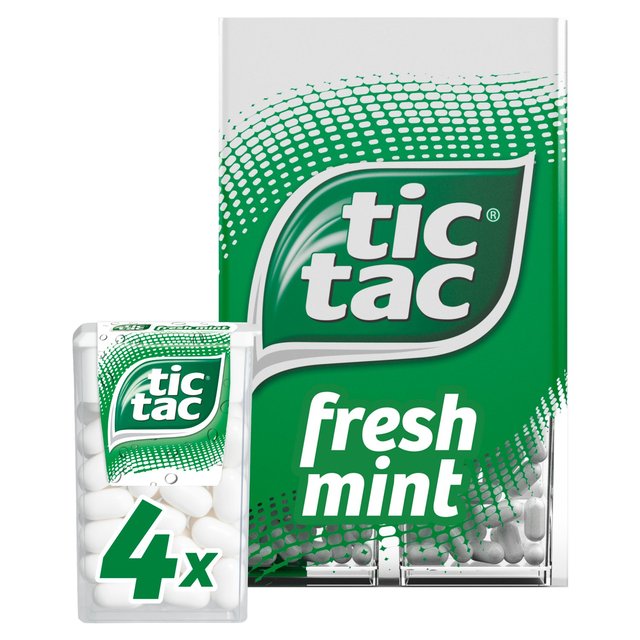 Tic Tac Mint   4 per pack