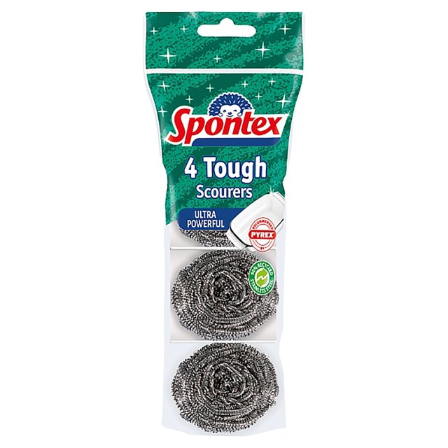 Spontex Tough Scourer    4 per pack GOODS M&S   