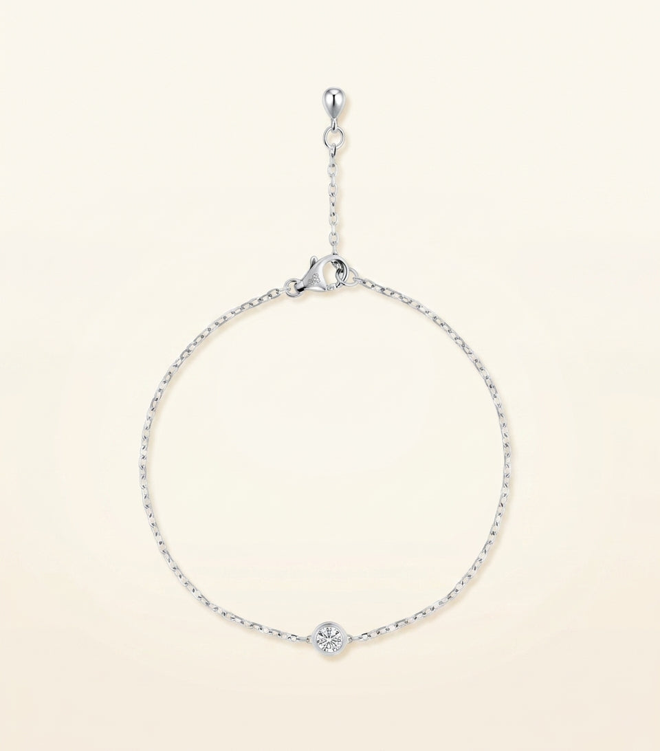 Cartier white gold diamond bracelet 18cm - British product