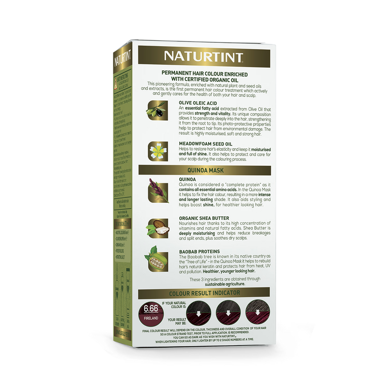 Naturtint permanente Haarfarbe 6.66 Fireland, UK-Version