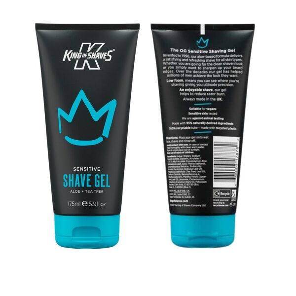 King of Shaves shaving set for sensitive skin, UK version