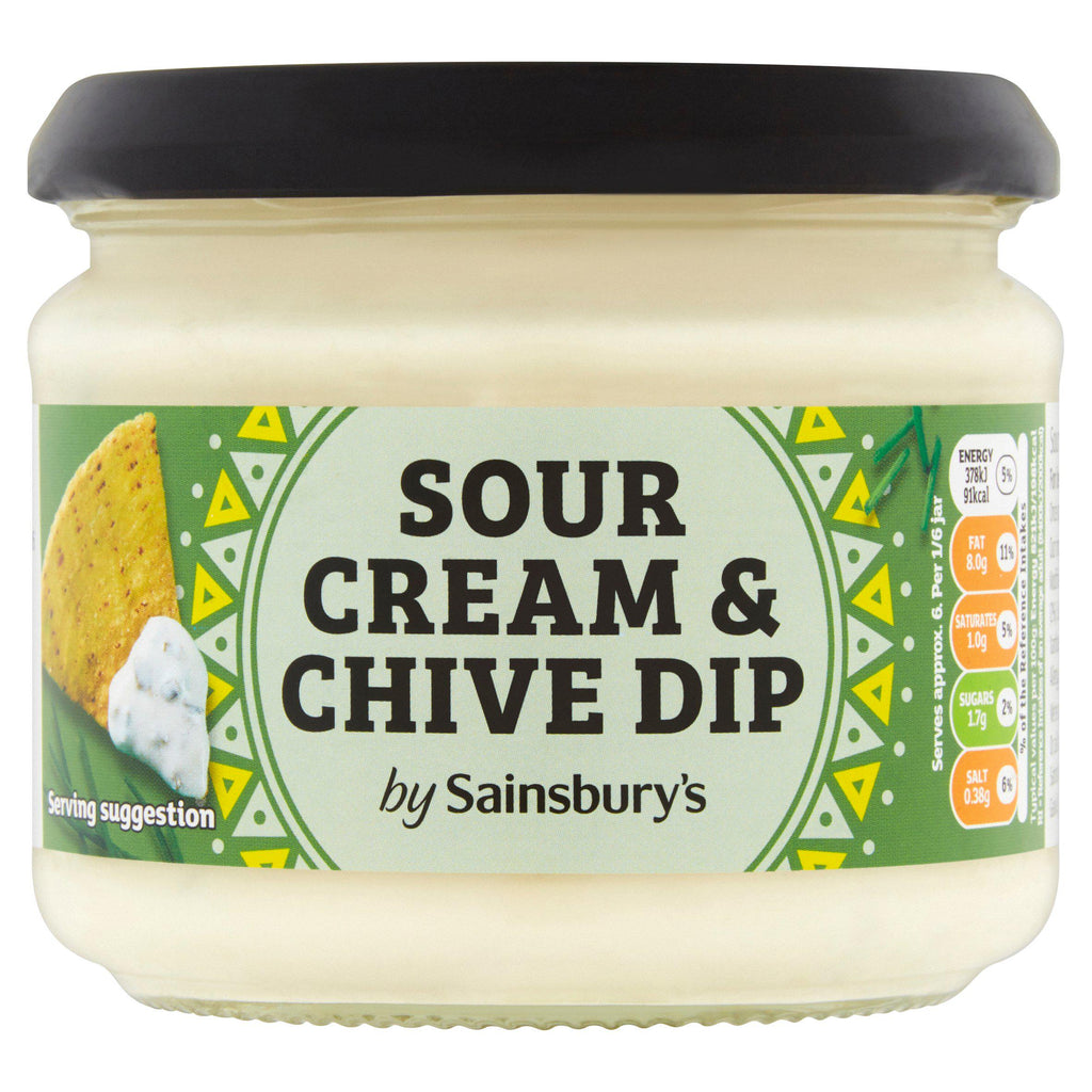 Sainsbury's Sour Cream & Chive Dip 280g