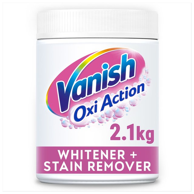 Vanish Oxi Action Fabric Stain Remover Powder Whites   2.1kg