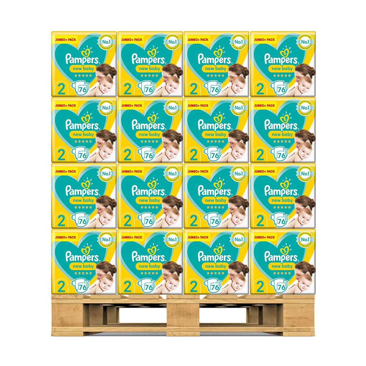 Pampers newborn nappies New Baby Size 2 120 pack, imported from the UK