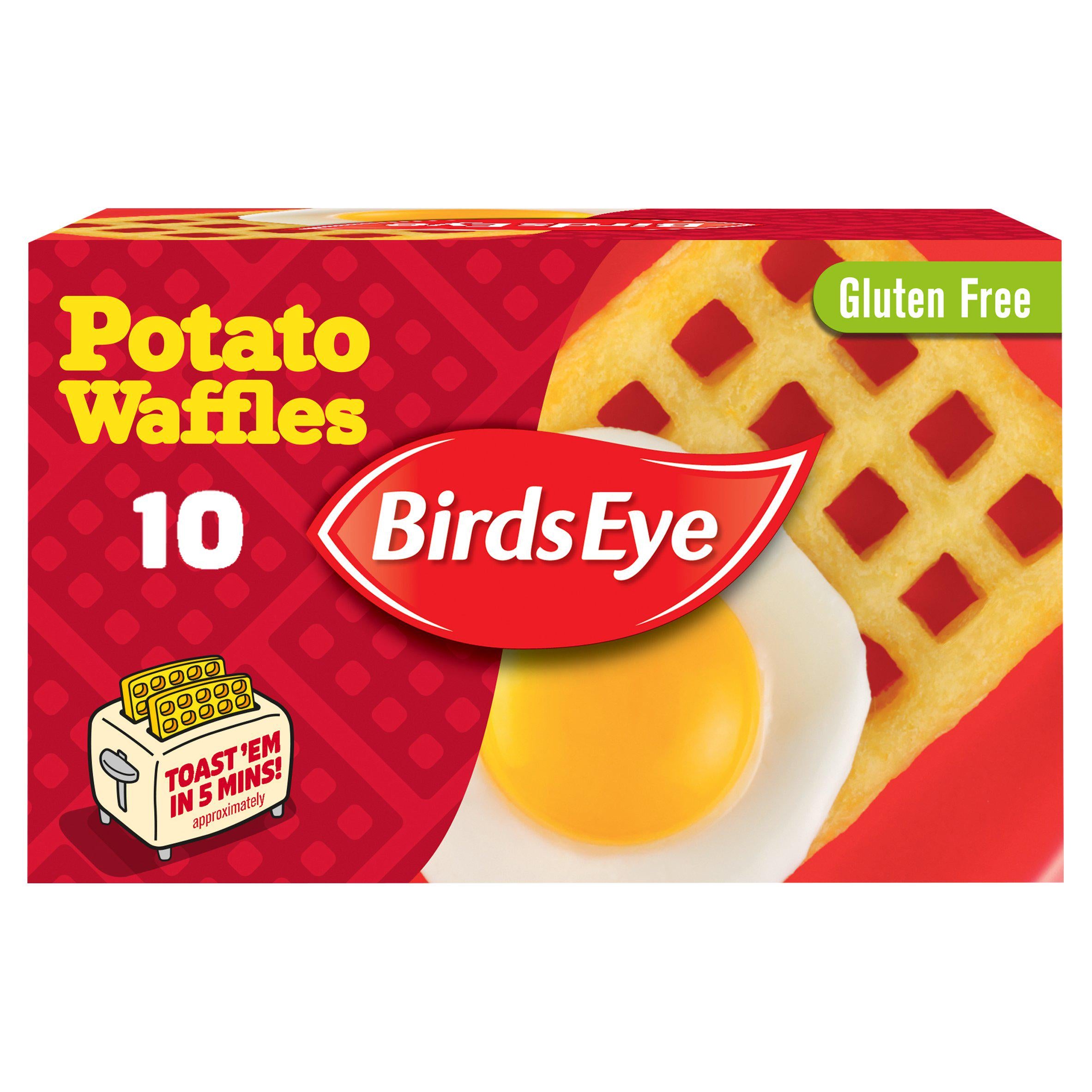 Birds Eye Potato Waffles x10 567g GOODS Sainsburys   