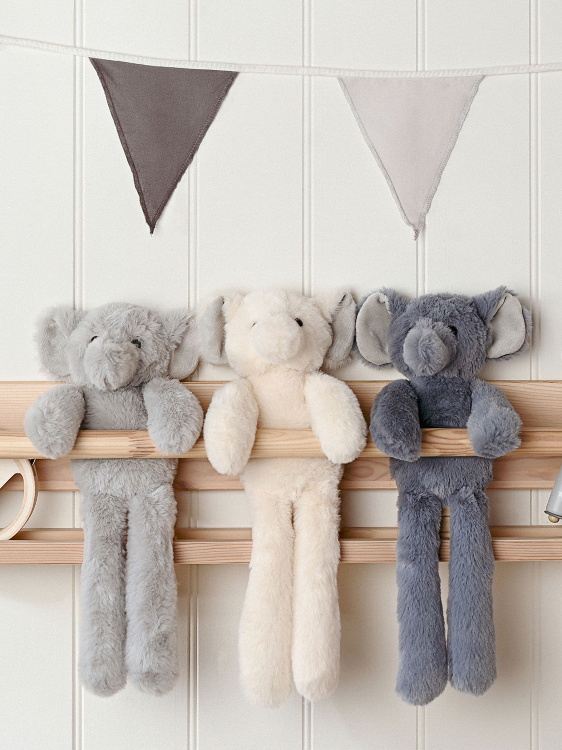 Widdop George plush elephant 34cm, imported from the UK