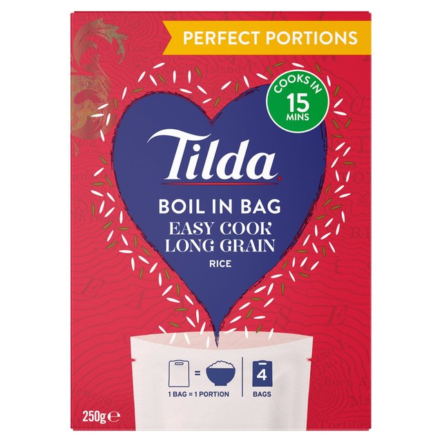 Tilda Boil in the Bag Long Grain Rice   250g GOODS M&S   