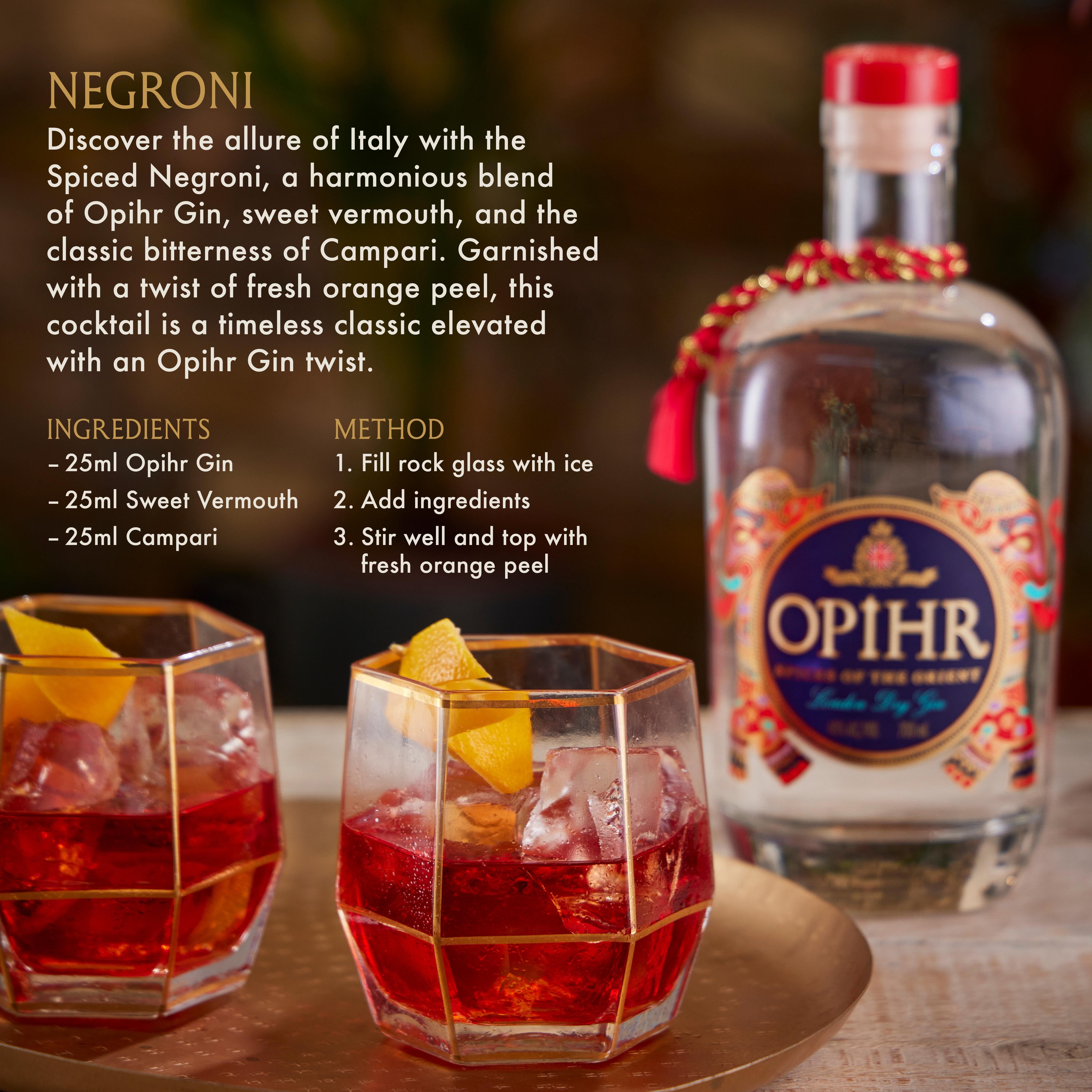 Opihr Oriental Spiced Gin 70cl (British brand)