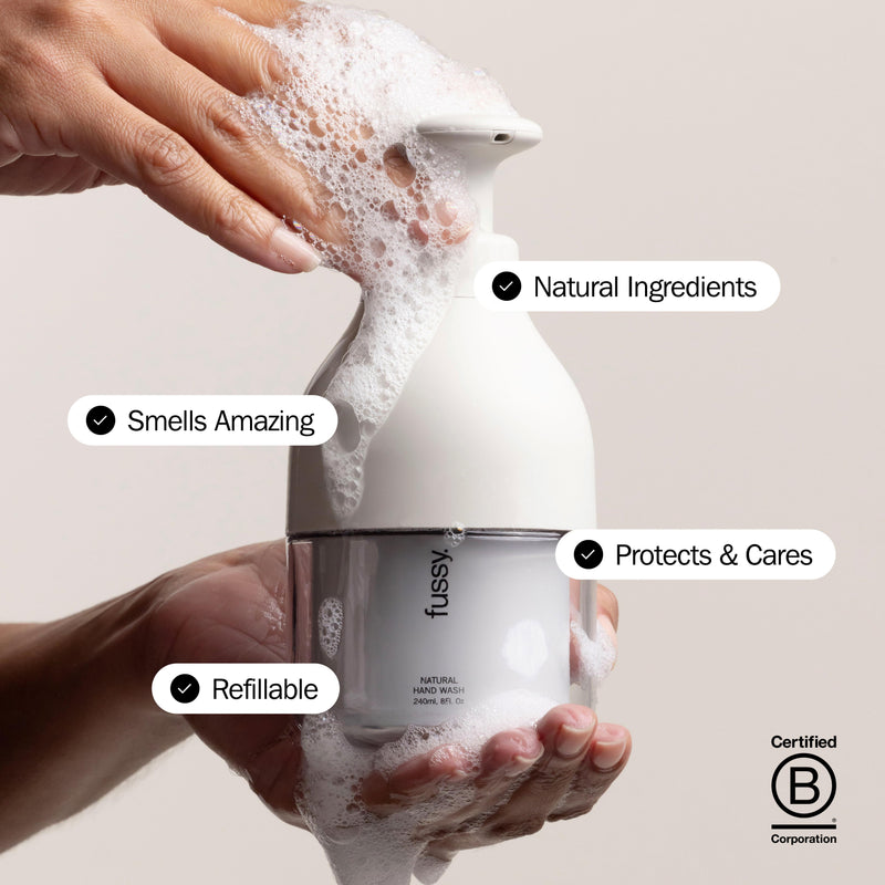 Fussy Coconut Milk natural hand wash refill 240ml - British product