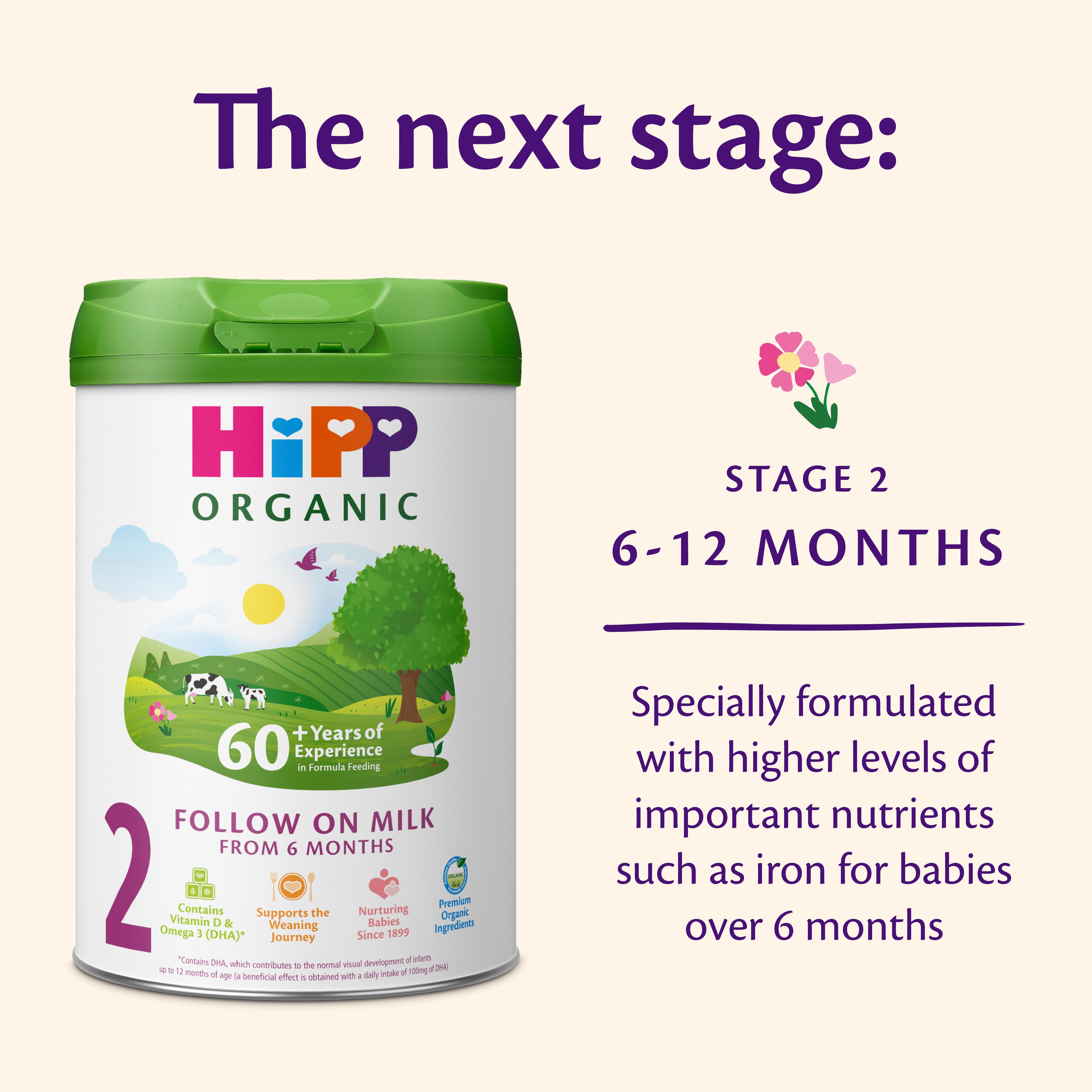HiPP organic first infant milk powder 800g, imported from the UK