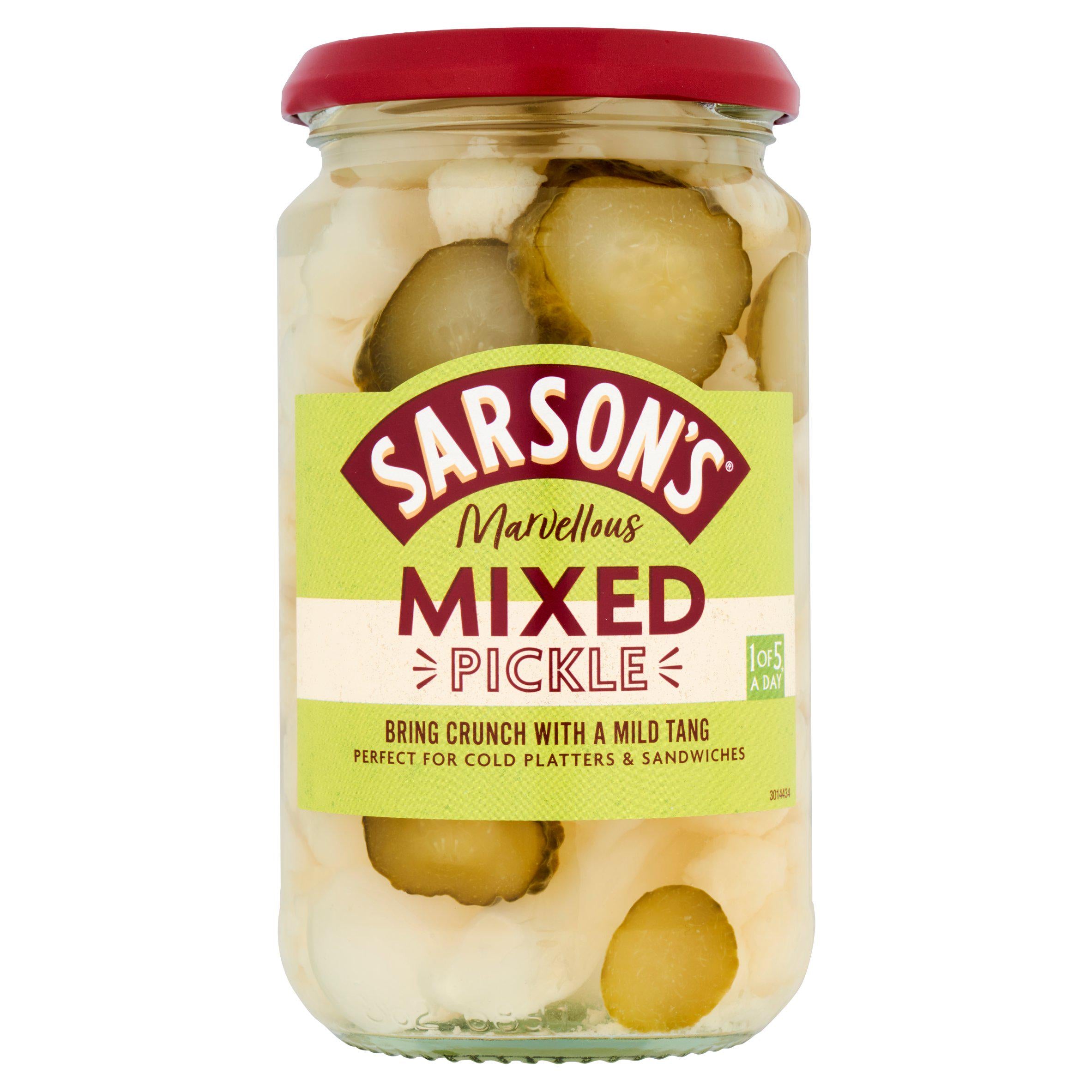 Sarson's Mixed Pickle 460g GOODS Sainsburys   