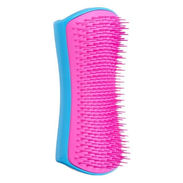 Pet Teezer De-shedding Dog Grooming Brush - Blue / Pink