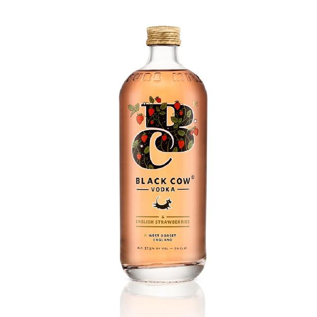 Black Cow & English Strawberries Vodka   70cl GOODS M&S   