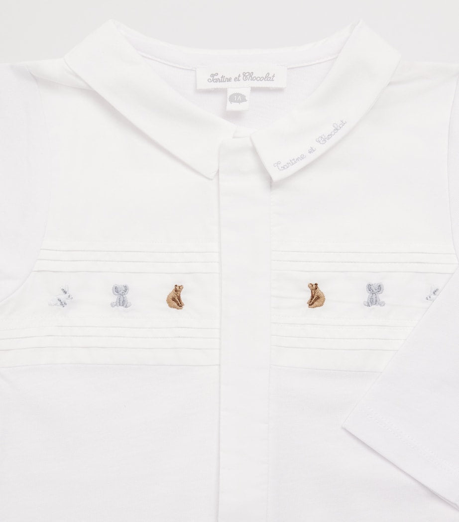 Tartine et Chocolat cotton embroidered all-in-one for ages 1-24 months (British brand)