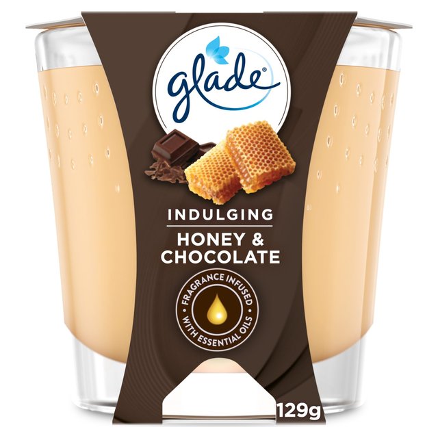 Glade Candle Honey & Chocolate Air Freshener   129g GOODS M&S   