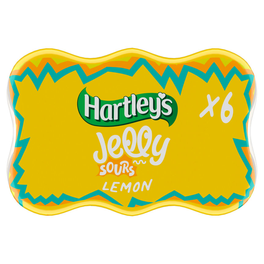 Hartley's Jelly Sours Lemon Flavour 6 x 125g (750g) GOODS ASDA   