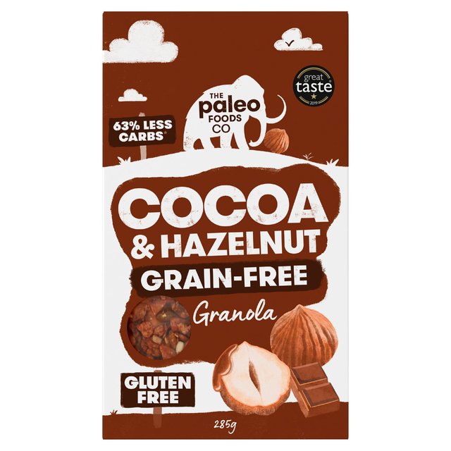 The Paleo Foods Co Cocoa & Hazel Grain-Free Granola   285g