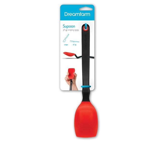 Dreamfarm Supoon Red Scraping Spoon GOODS M&S   