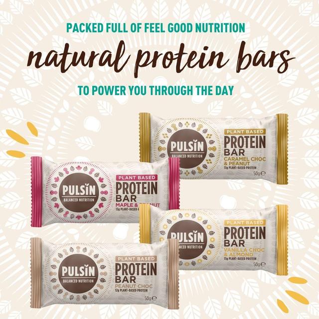 Pulsin Peanut Choc Vegan Protein Bar    50g GOODS M&S   