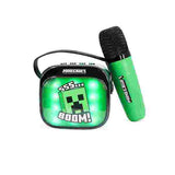 OTL Minecraft Popsing wireless karaoke speaker microphone LED light-up - British product