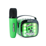 OTL Minecraft Popsing wireless karaoke speaker microphone LED light-up - British product