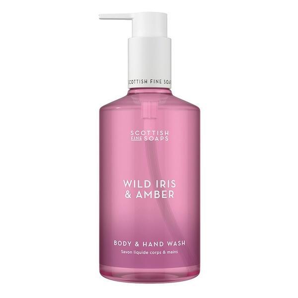 Scottish Fine Soaps Wild Iris & Amber body wash 300ml - British product