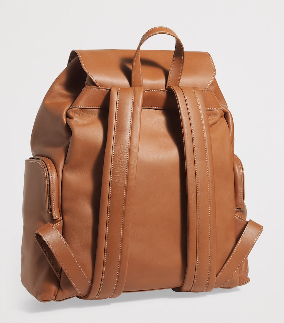 Eleventy calfskin leather backpack - British product