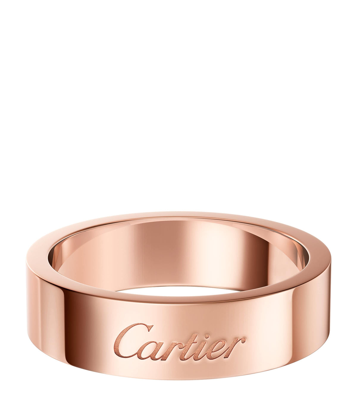 Cartier C de Cartier rose gold wedding ring 5mm (British brand)