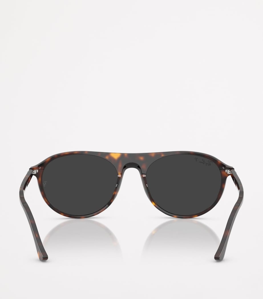 Ray-Ban RB2215 rounded square sunglasses, imported from the UK