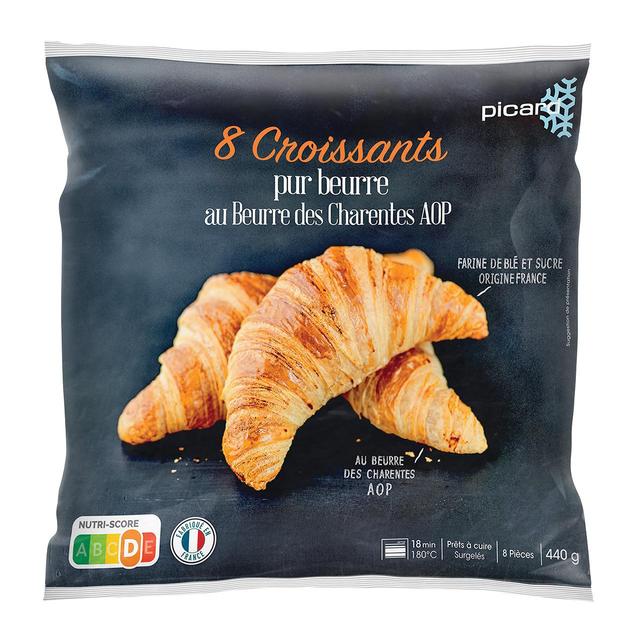 Picard Croissants with Charentes Butter   8 per pack GOODS M&S   