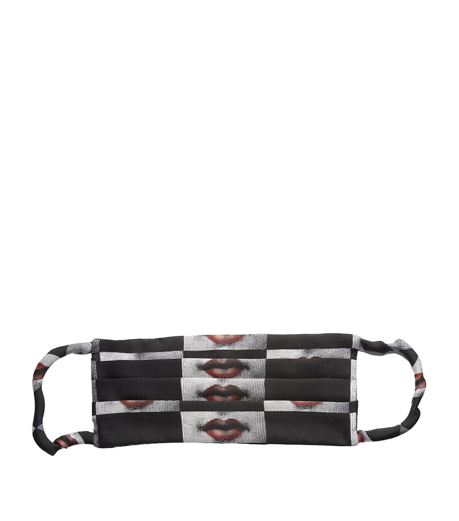 Fornasetti silk face covering (British brand)