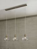 Brass Gloucester 3 Light Pendant Ceiling Light