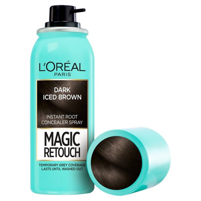 L'Oreal Paris Magic Retouch Instant Grey Root Touch Up Dark Iced Brown   75ml GOODS M&S   