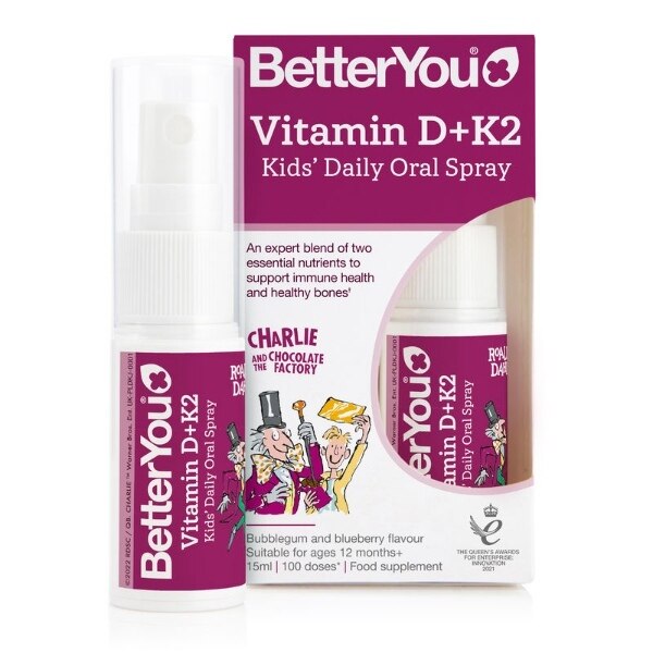 Betteryou D + K2 Kids Vitamin Daily Oral Spray 15ml GOODS Superdrug   