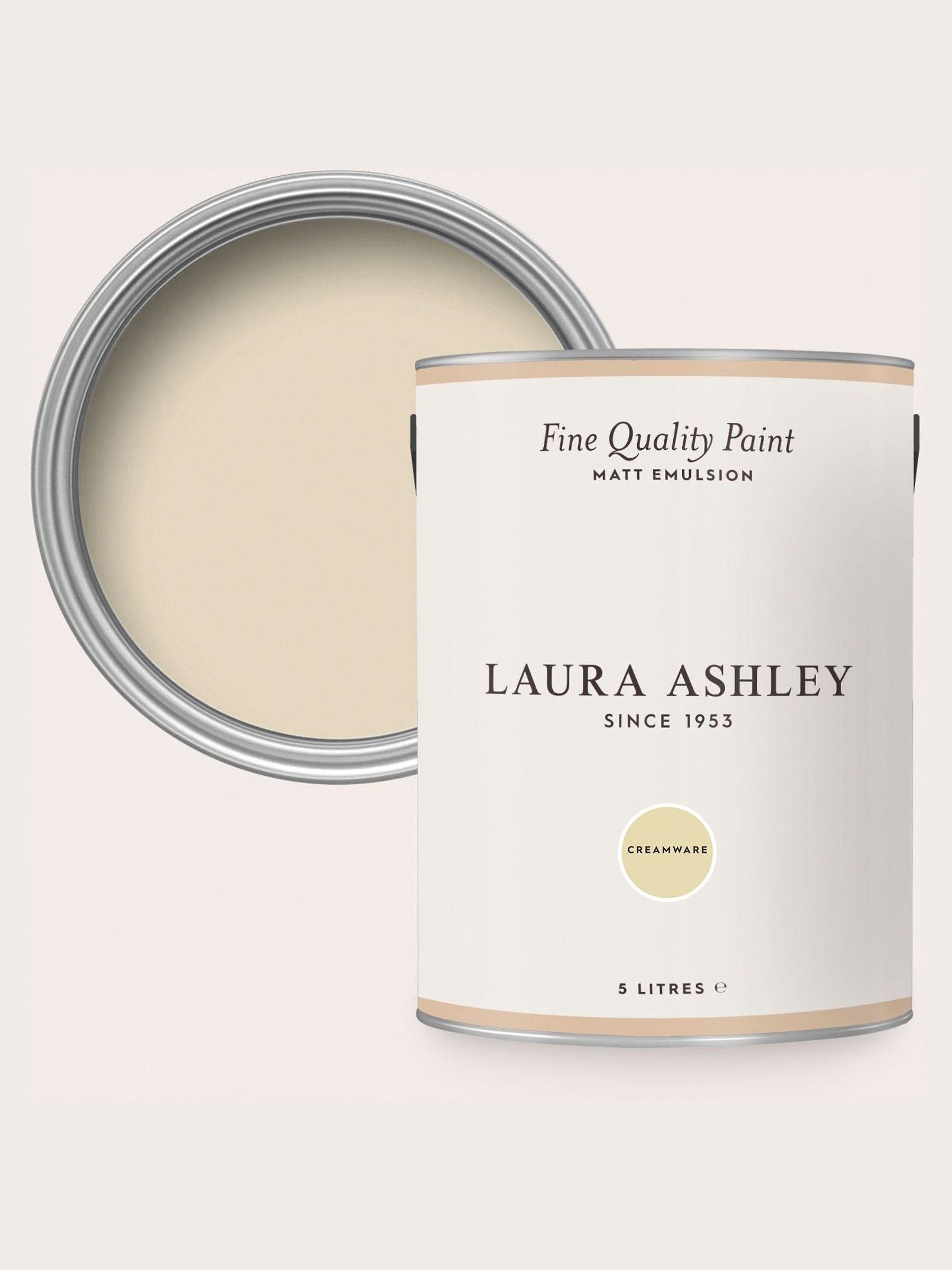 Laura Ashley Dove Grey White Matt Emulsion Paint 2.5L