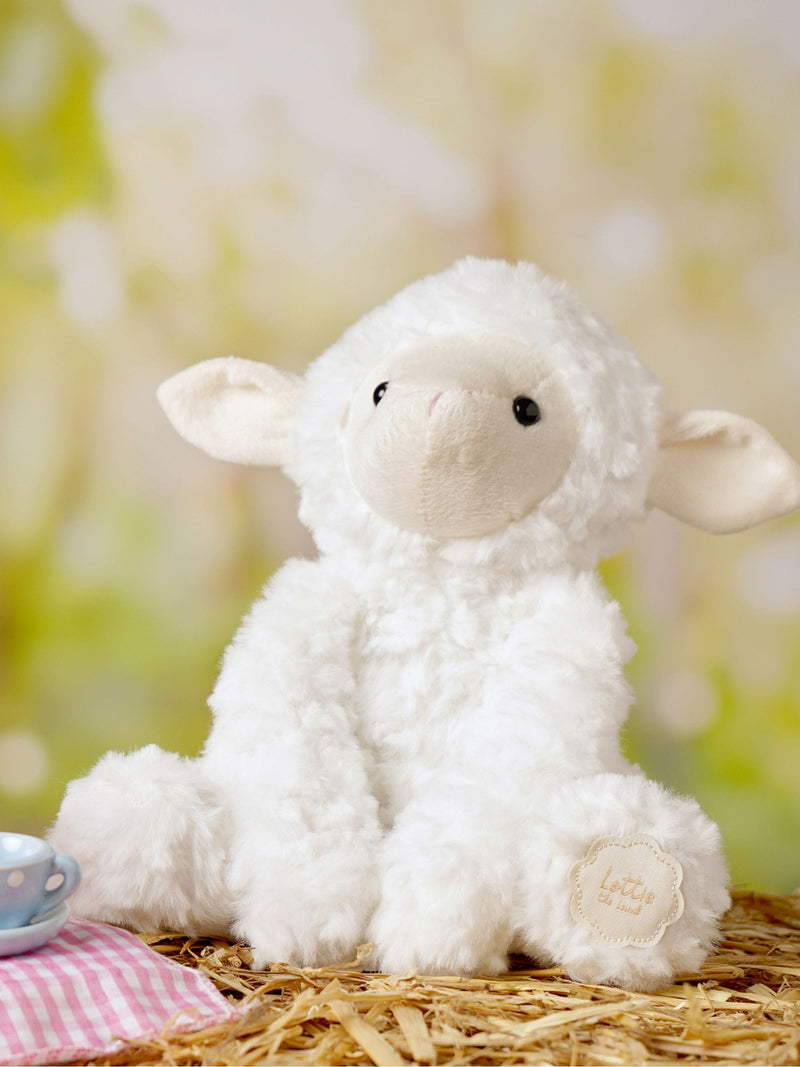 Widdop Lottie sitting plush lamb 20cm - British product