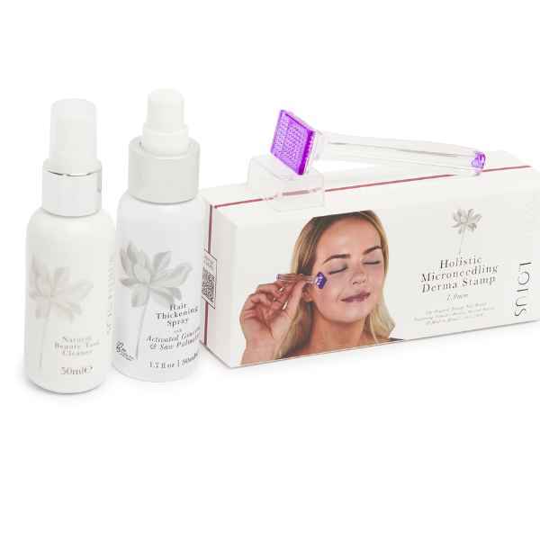 White Lotus Holistic Dermastamp Kit for Hair 1.0 mm (British brand)