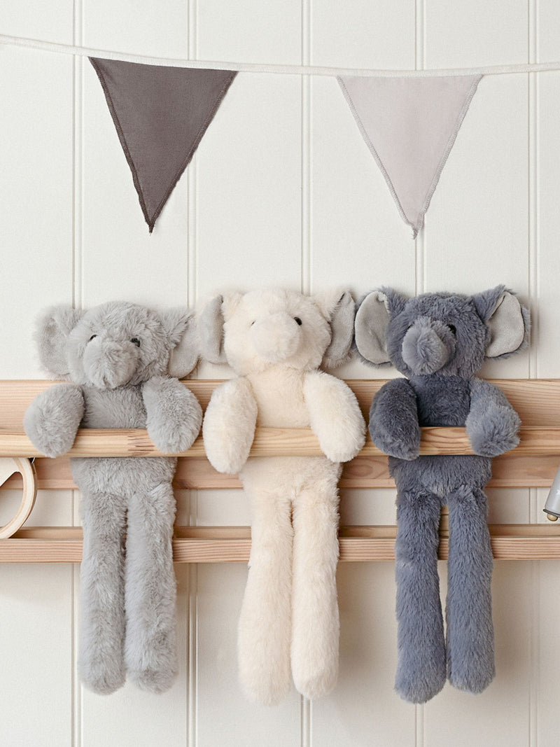 Widdop Nelly long leg elephant plush grey 35cm (British brand)