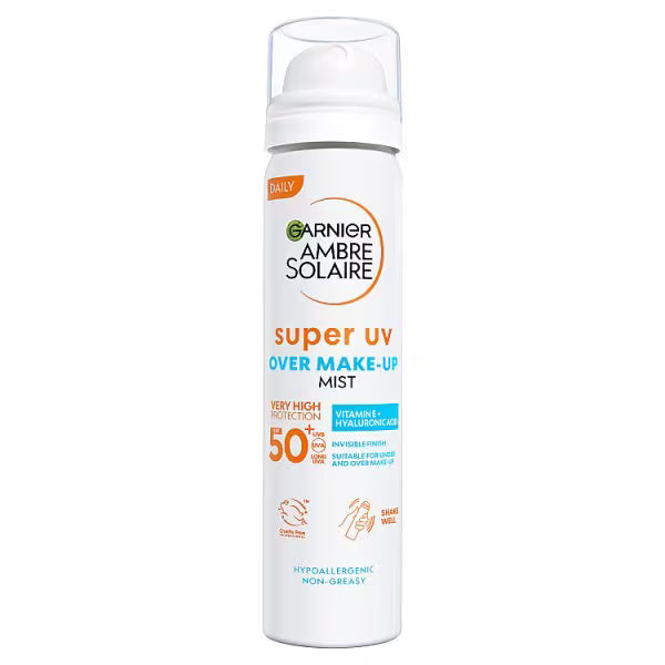 Garnier Ambre Solaire SPF50+ Face Mist 75ml - British product