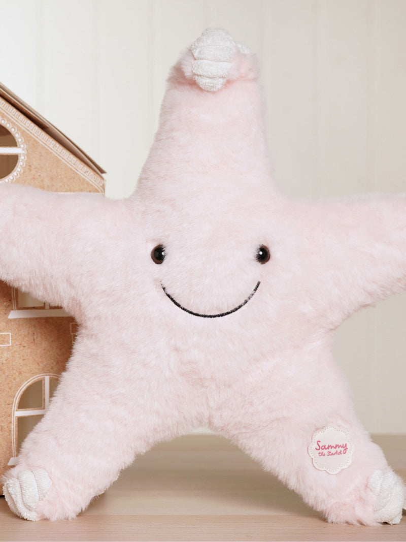 Widdop Sammy plush starfish pastel pink 37cm - British product