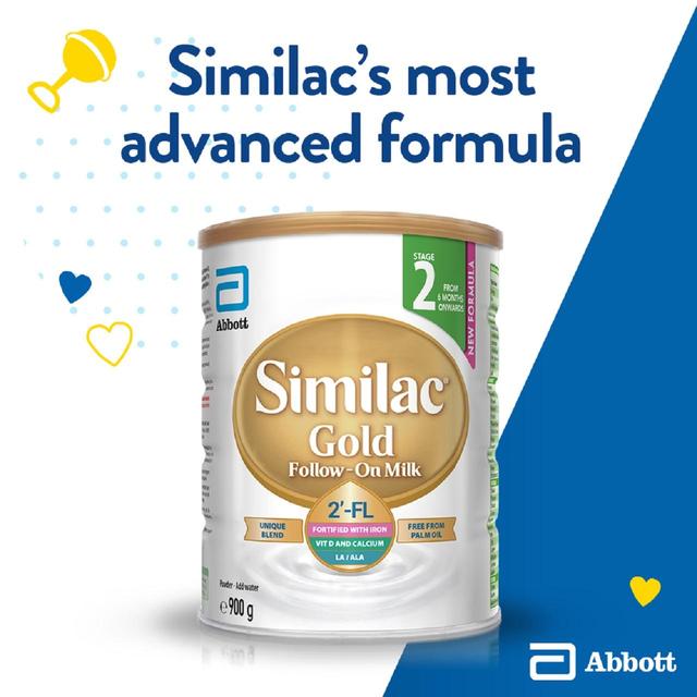 Similac Gold 2 Follow-on Milk Powder 6 mths+   900g