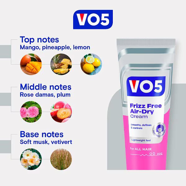 VO5 Frizz Free Hair Cream 125ml (British brand)
