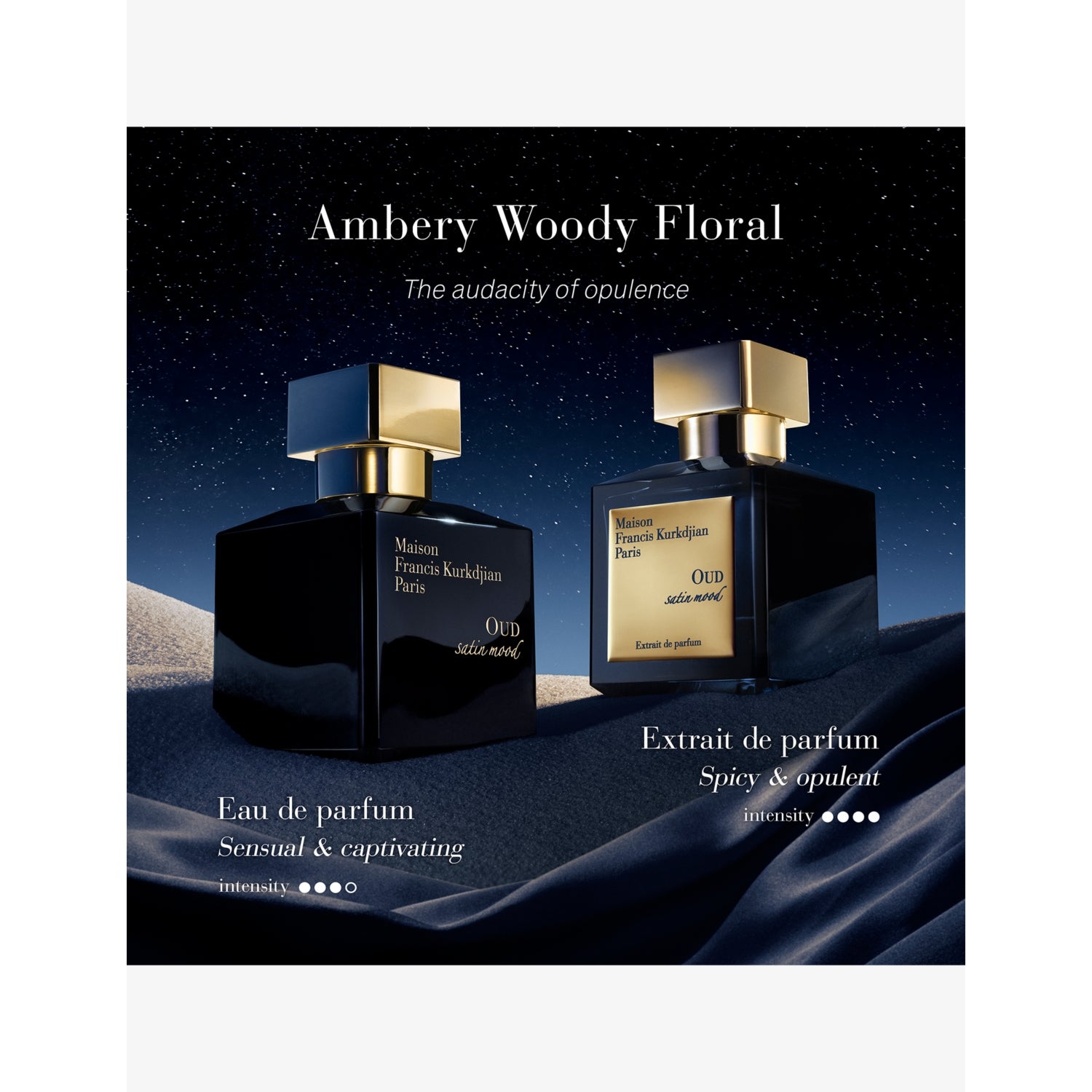 Maison Francis Kurkdjian Oud Satin Mood perfume 70ml - British product