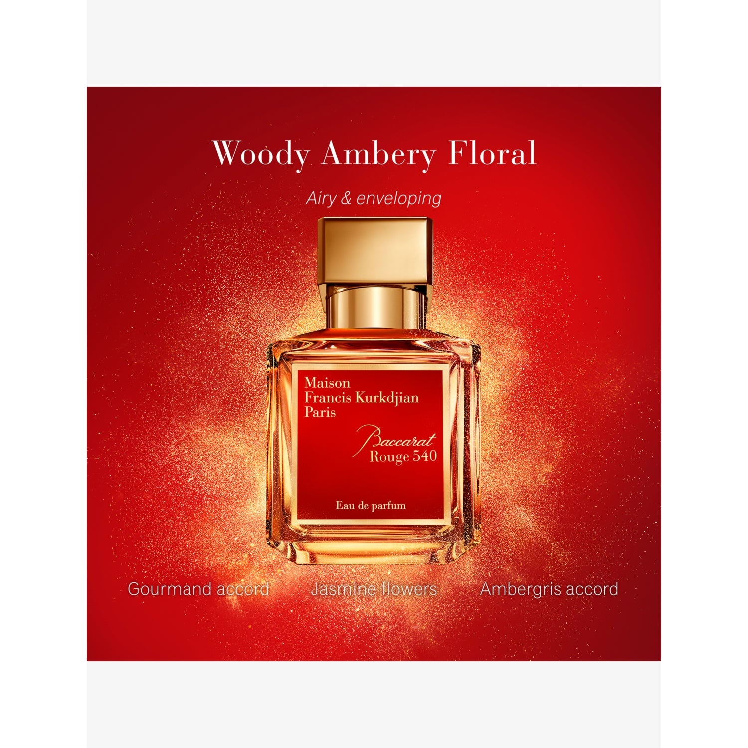 Maison Francis Kurkdjian Baccarat Rouge 540 eau de parfum 70ml, UK version
