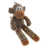 Little Rascals Sock Monkey Puppy Toy GOODS M&S   