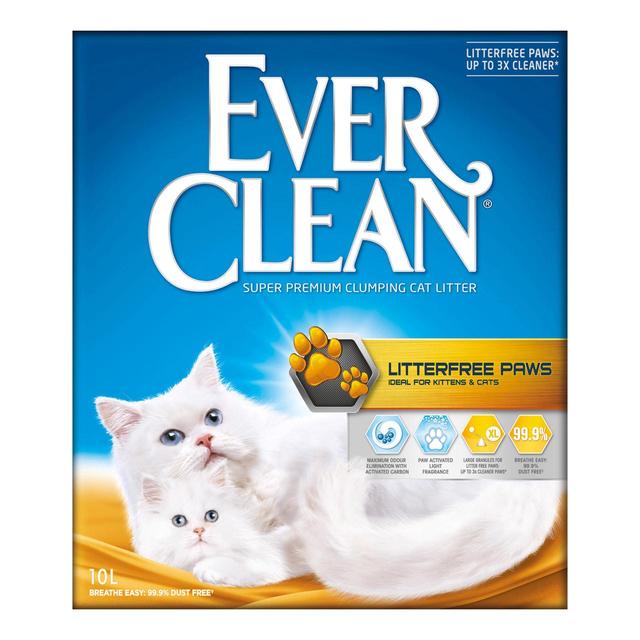 Ever Clean Clumping Cat Litter Litterfree Paws   10L GOODS M&S   