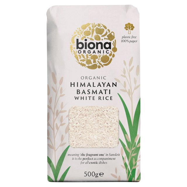 Biona Organic White Basmati Rice   500g GOODS M&S   