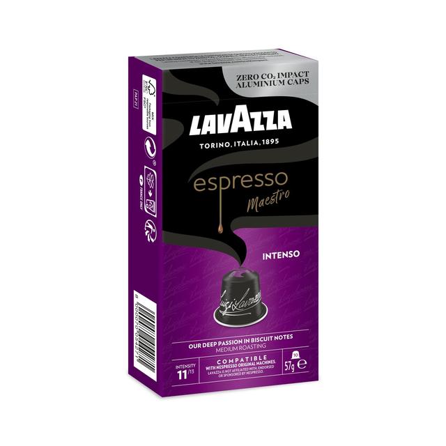 Lavazza Espresso Intenso Aluminium Nespresso Compatible Capsules   10 per pack GOODS M&S   