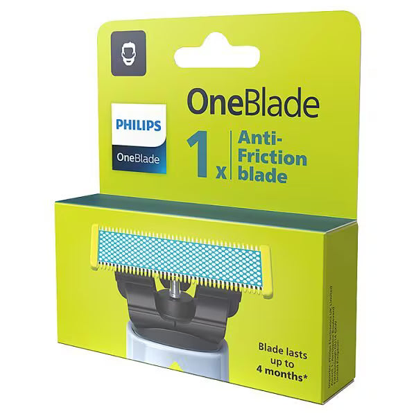 Philips Oneblade replacement razor blade 1 pack, imported from the UK